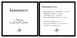 Indemnity : Indemnity