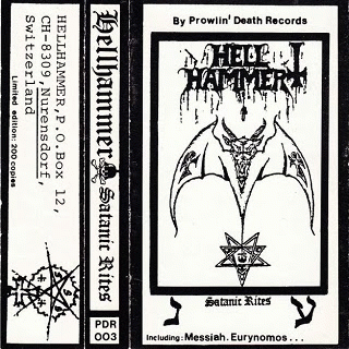 HELLHAMMER Satanic Rites Enamel Pin   heavy metal thrash celtic frost 