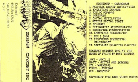 Exhumed (USA-1) : Goregasm