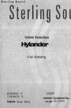 Highlander : Demo Highlander : Demo