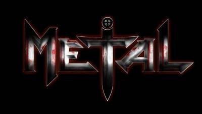 Logo for a site called: metaltabs. the website is dedicated to heavy metal  guitar notation. the logo should be 16:9 ratio