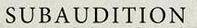 logo Subaudition