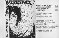 Temperance (SWE) : Hypnoparatized