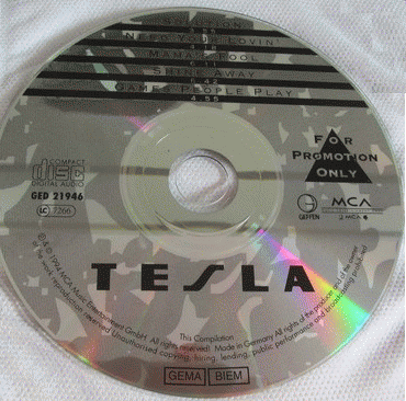 Tesla Bust a Nut (CD Promo Sampler) (Demo)- Spirit of Metal