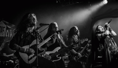 biography · Unleash The Archers · Andrew Kingsley, Brittney Hayes, Grant  Truesdell, Nikko Whitworth & Scott Buchanan · band